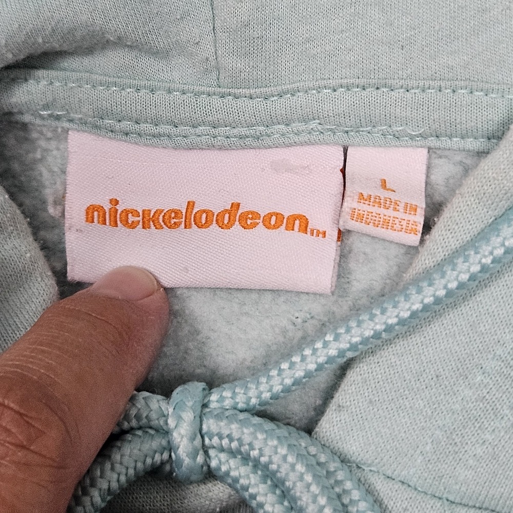 Nickelodeon 90's Cartoons Hoodie Rugrats, Rocko, Arnold Size Large Sweatshirt - Picture 2 of 10